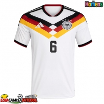 Camisa de Futebol Alemanha Joshua Kimmich #6 Equipamento Principal Mundo 2026 Manga Curta